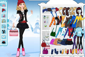 安娜的冰雪装扮