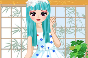 漂亮洋娃娃女孩