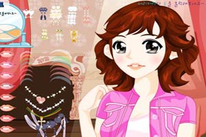 淡妆小女生