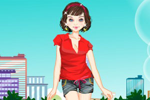 都市时尚少女