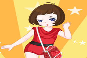 粉色女孩