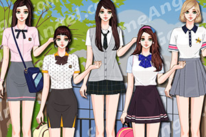 韩国女式校服