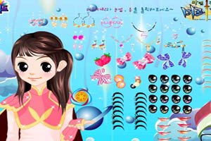 女战士装扮