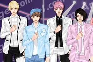 韩国男星演出服