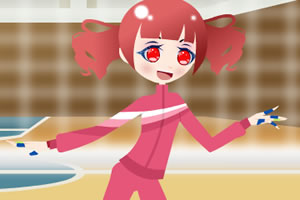可爱篮球女孩