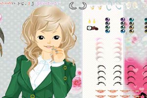 甜涩女孩化妆