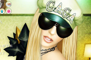 Lady Gaga惊艳妆容