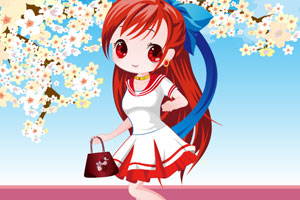 樱花小女孩